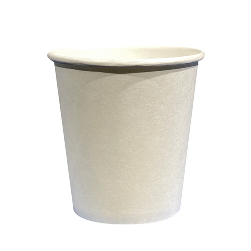 ﾎﾜｲﾄｶｯﾌﾟ ﾛｰｽﾀｯｷﾝｸﾞ仕様 無地 90ml(3ｵﾝｽ) 1ﾊﾟｯｸ(100個)画像