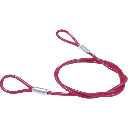 鉄製ｶｯﾄﾜｲﾔｰ ｱﾙﾐｶｼﾒ 赤PVCｺｰﾃｨﾝｸﾞ 3(4.3)X1040mm 1本画像