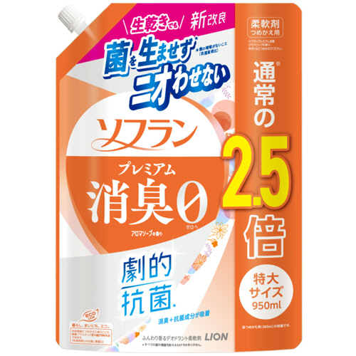 ｿﾌﾗﾝ ﾌﾟﾚﾐｱﾑ消臭 ｱﾛﾏｿｰﾌﾟの香り つめかえ用 特大 950mL 1個画像