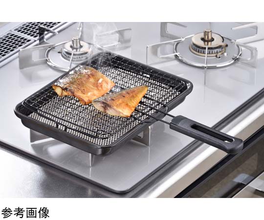 焼きづつみ セラミックあわせ焼き ワイド 表面に美しい艶があり、横からの視点で全体の形状が分かる状態
