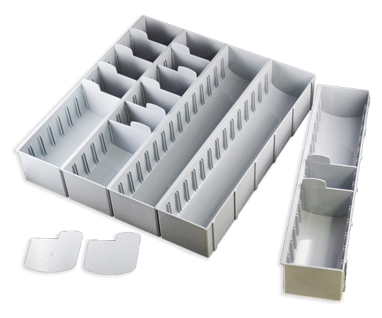 モバイルイージーカート用オプションパーツ　セパレートケース11　40分割（横5列×縦8列）