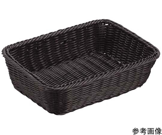 プリート PP角型バスケット（ブラック）275×195×70mm（27型）