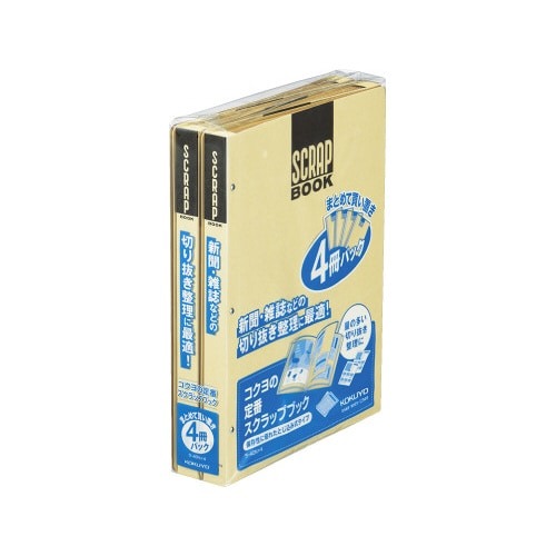 スクラップブックＤ（とじ込み式）４冊パック画像