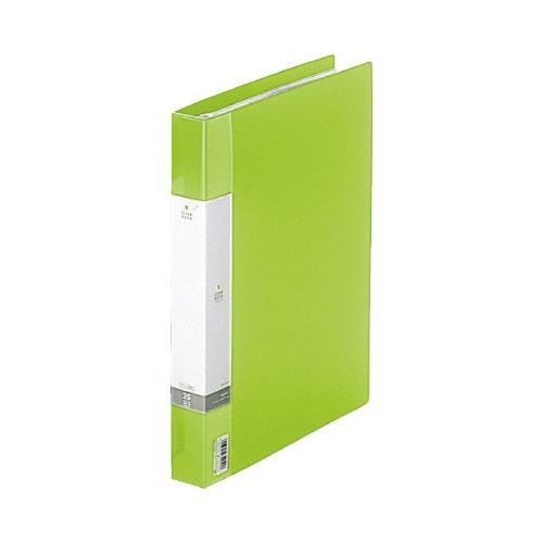 クリヤーブック交換式　黄緑　Ａ４縦背幅３５ｍｍ画像