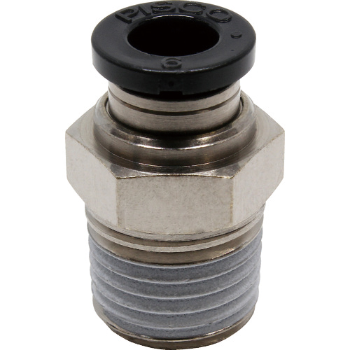 ﾁｭｰﾌﾞﾌｨｯﾃｨﾝｸﾞ ｽﾄﾚｰﾄ 適合外径6mm 接続口径R1/4 1個画像