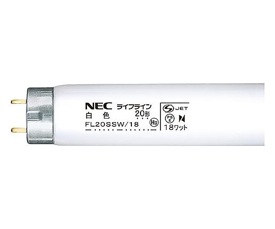 直管蛍光灯グロースタータ20W 白色 25本画像