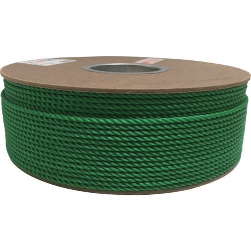 ﾎﾟﾘｴﾁﾚﾝﾛｰﾌﾟﾄﾞﾗﾑ巻 4mm×200m ｸﾞﾘｰﾝ 1巻画像