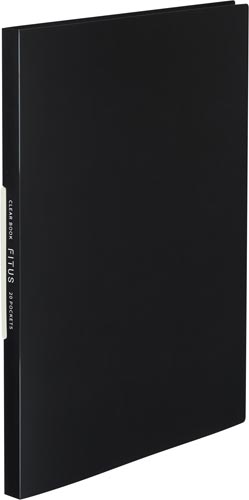 クリヤーブック＜ＦＩＴＵＳ＞固定式　２０Ｐ　黒６冊画像