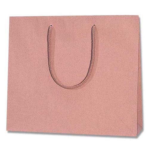 手提げ紙袋（ローズレッド 塗工・アクリル紐・幅330×マチ100×高さ290mm）画像