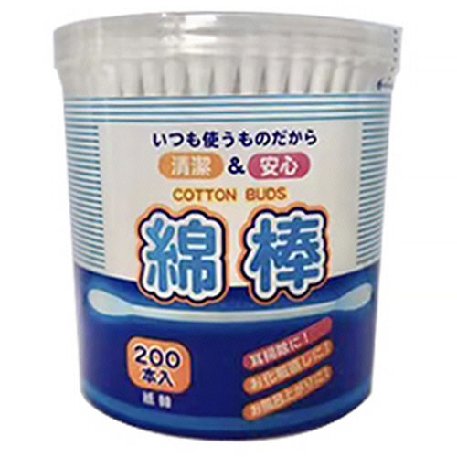 紙軸綿棒 1個(200本)