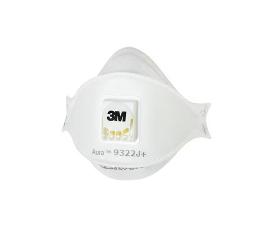 Aura™ 使い捨て式防じんマスク 9322J+ DS2 徳用タイプ 10枚画像