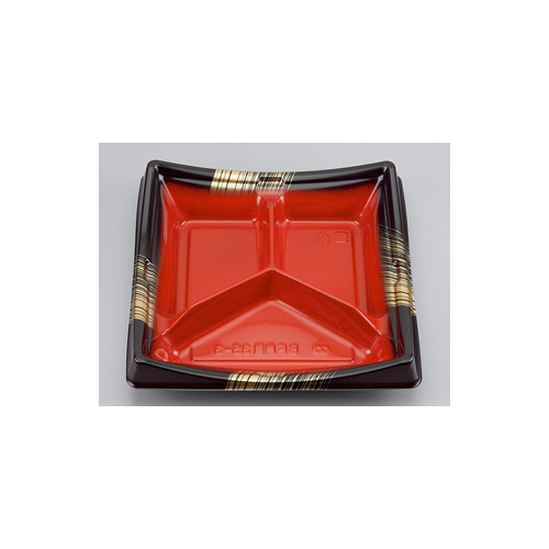 シーピー化成 どんぶり容器 BF角皿35-3 西京 本体 発泡画像