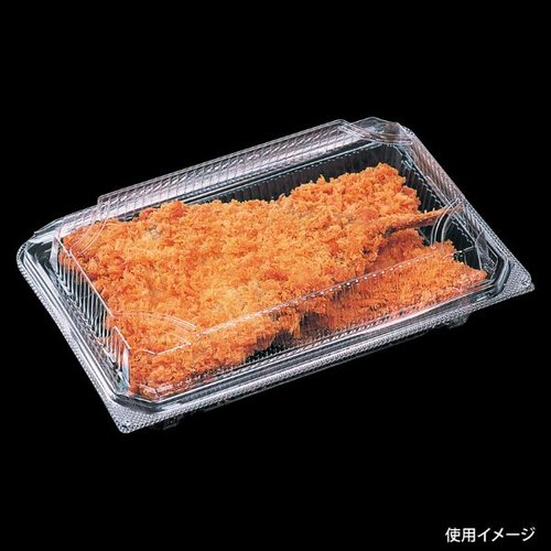 フードパック APSA-大深 エフピコ 透明なパッケージの中に、色とりどりのフードが整然と配置されている様子