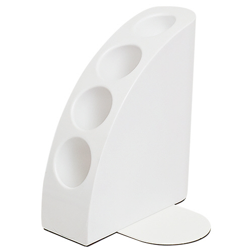 ﾌﾞｯｸｴﾝﾄﾞﾍﾟﾝｽﾀﾝﾄﾞ 4穴 ﾎﾜｲﾄ 1個