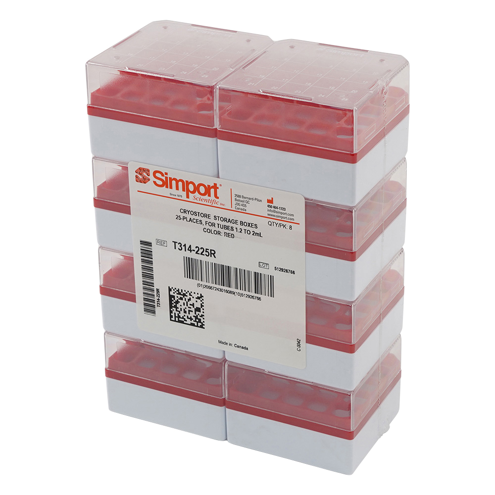 クライオストレージボックス　Cryostore（TM）　赤　8個入画像