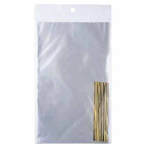 無地クリアBAG M（袋20枚、タイ20本）画像