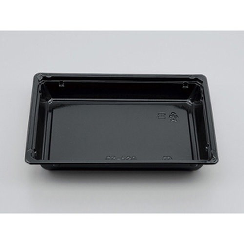 シーピー化成 どんぶり容器 CZ-520 黒 本体・蓋セット画像