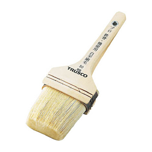 ﾌﾟﾛ鉄骨橋梁用白平刷毛35号 1本画像