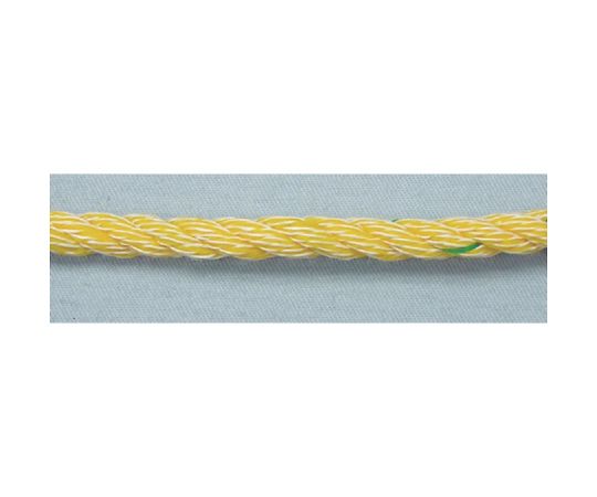 KPメーターパックロープ　12mm×200m 白いロープが円形に整然と巻かれた状態