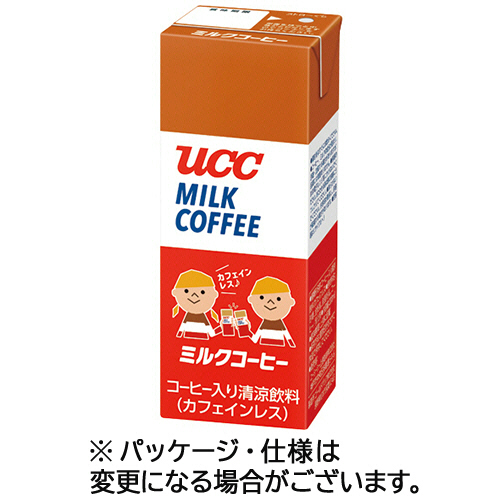 ﾐﾙｸｺｰﾋｰ ｶﾌｪｲﾝﾚｽ 200mL 紙ﾊﾟｯｸ 1ｾｯﾄ(48本:24本×2ｹｰｽ)画像