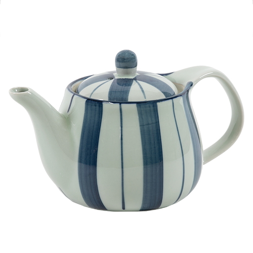 ポット 550ml 染十草 茶こし付き 急須 ティーポット 陶器画像