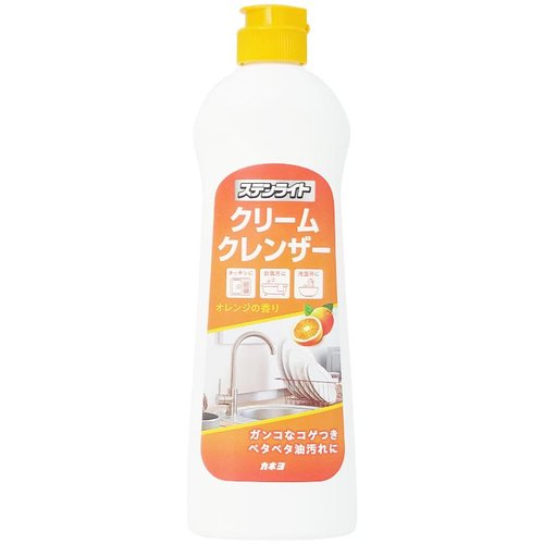 食器用洗剤 ステンライトクリームクレンザー オレンジの香り カネヨ石鹸画像