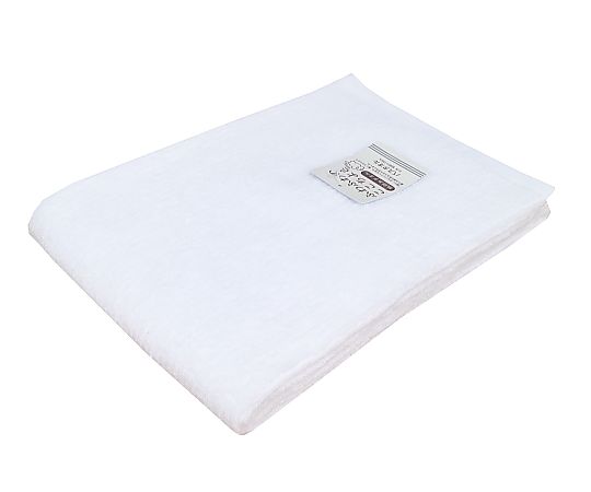 バスタオル 無撚糸リブカラー 60×120cm WHITE 1セット（10枚入）画像