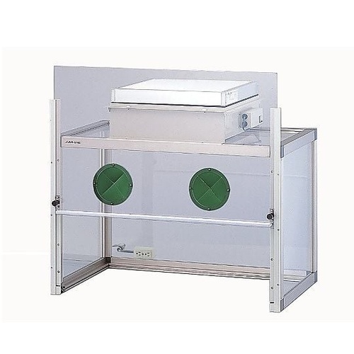 粉体計量用ドラフト(手窓付)900×553×780mm　庫内コンセント有り画像