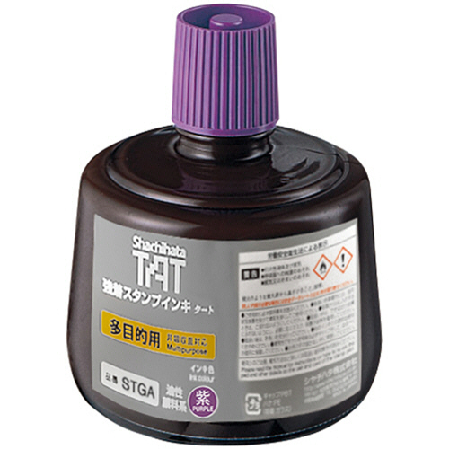 強着ｽﾀﾝﾌﾟｲﾝｷ ﾀｰﾄ(多目的用) 大瓶 330ml 紫 1個画像
