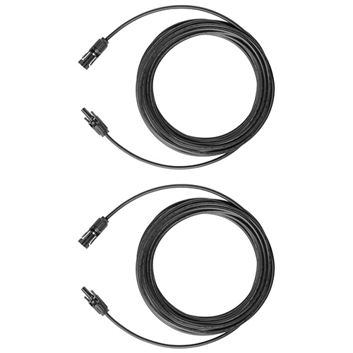 ｿｰﾗｰﾊﾟﾈﾙ用延長ｹｰﾌﾞﾙ ANKER Solix Solar Panel MC4 10m ﾌﾞﾗｯｸ 1本