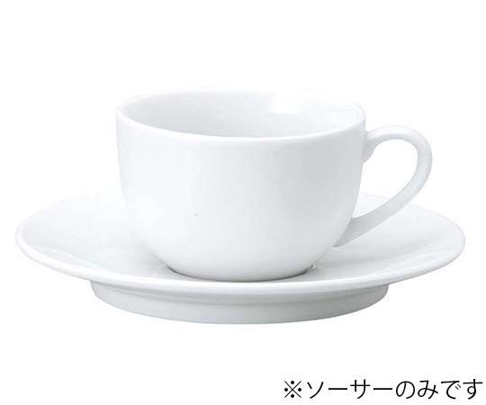 おぎそチャイナ　ソーサー　4615　ホワイト画像