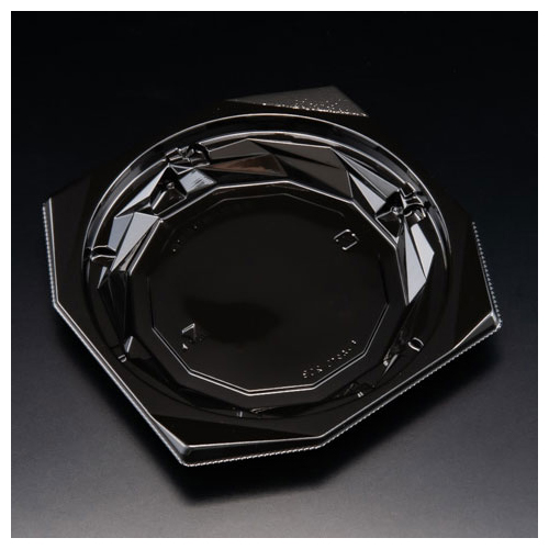 リスパック 透明カップ バイオ キラカク 15-25B 黒 本体画像