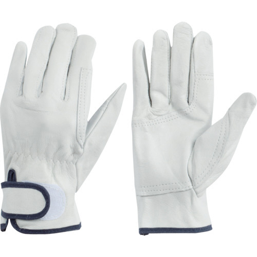 牛表革 ﾚﾝｼﾞｬｰE無地 L ﾎﾜｲﾄ 1袋(10双)画像