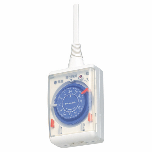 24時間くりかえしﾀｲﾏｰ ﾎﾜｲﾄ 1mｺｰﾄﾞ付 1個