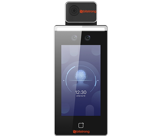 顔認識端末型　測温用サーモグラフィー　カメラ分離型画像