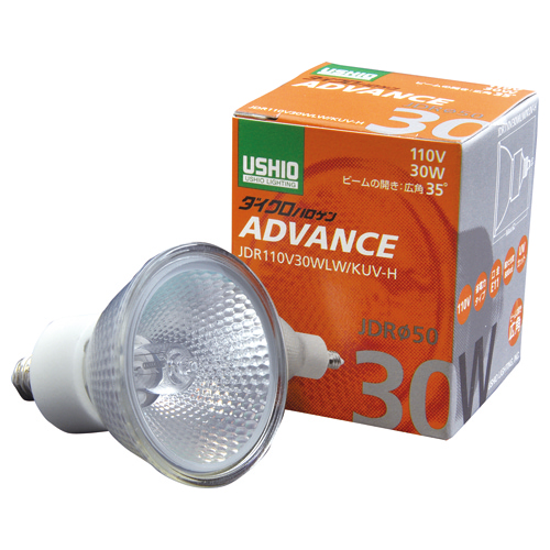 ﾀﾞｲｸﾛﾊﾛｹﾞﾝｱﾄﾞﾊﾞﾝｽ 30W 広角 E11口金 ﾐﾗｰ付 1個画像