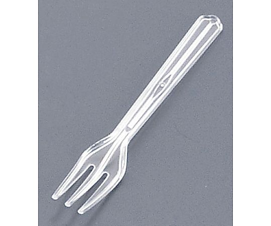 使い捨てフォーク #110(500本入) 透明 袋入画像