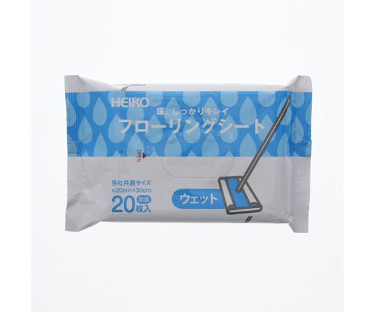 フローリング用お掃除シート ウェットタイプ 20枚入画像