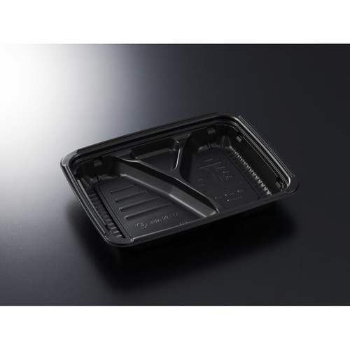 中央化学 弁当容器 BCTはるか22-17L BK 本体画像