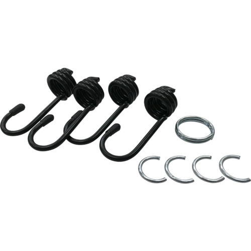 金具 ｺﾞﾑﾛｰﾌﾟ金具Fｾｯﾄ 赤ﾀｷﾛﾝｸﾞ4大ﾘﾝｸﾞ1止金具4 7.5-11用 1ｾｯﾄ画像