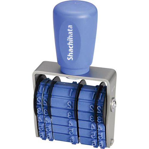 エルゴグリップ回転ゴム印　欧文トビ日付３号ゴシック画像