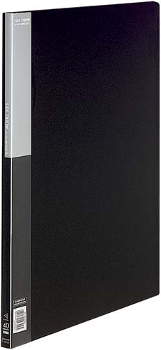 クリヤーブックベーシック横入　Ａ３縦４０Ｐ黒４冊画像