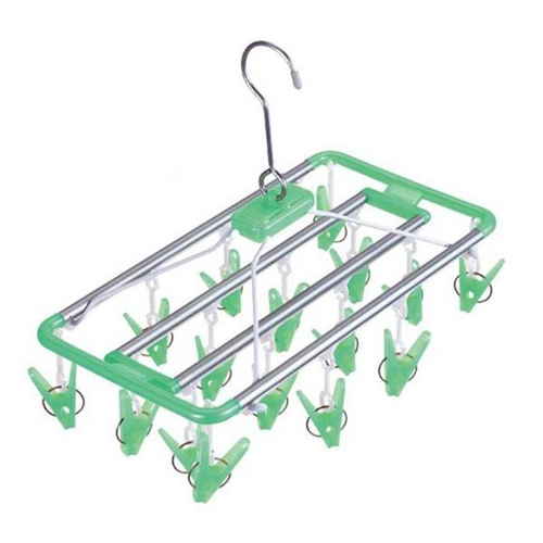 洗濯ハンガー アルモア 角ハンガー ピンチ16個付画像