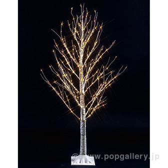 LEDウォームホワイトバーチツリー（M）画像