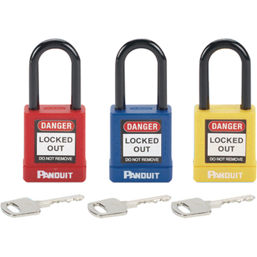 ﾛｯｸｱｳﾄ用ﾊﾟﾄﾞﾛｯｸ 軽量ﾀｲﾌﾟ 赤 1個画像