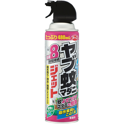 ﾔﾌﾞ蚊ﾏﾀﾞﾆｼﾞｪｯﾄ 屋外用 480ml 1本画像