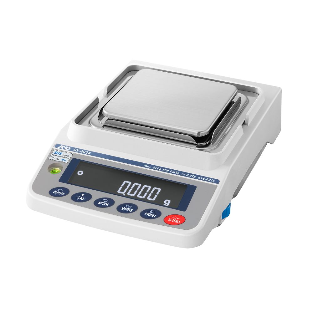 校正用分銅内蔵型天びん GX-Aシリーズ  ひょう量:420g 最小表示:0.001g  一般校正付画像
