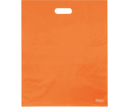 梨地ソフトポリ袋 L オレンジ 50枚入画像