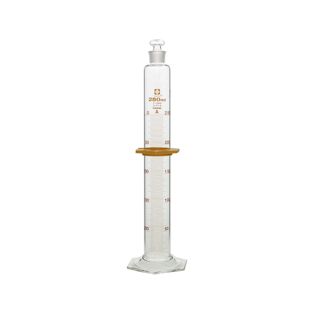 有栓メスシリンダー カスタムA　250mL画像