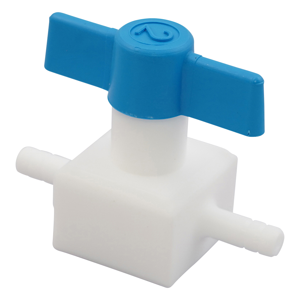 フッ素樹脂製二方コック(差し込み止)画像